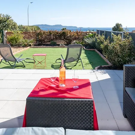 Apartment Face A La Superbe Terrasse Barbecue Le Pradet Carqueiranne