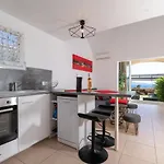 Face A La Superbe Terrasse Barbecue *