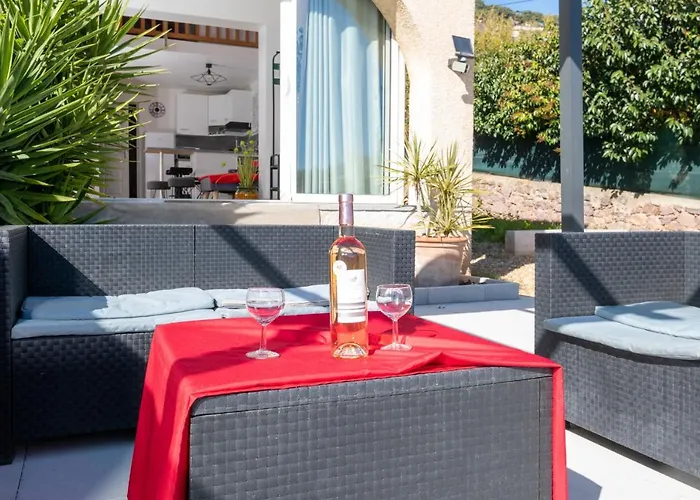 Daire Face A La Superbe Terrasse Barbecue Le Pradet *