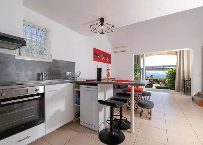 Face A La Superbe Terrasse Barbecue Le Pradet *